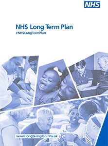 The front cover of the NHS Long Term Plan